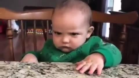 Funny Angry Baby Boy OMG Beautiful Moments