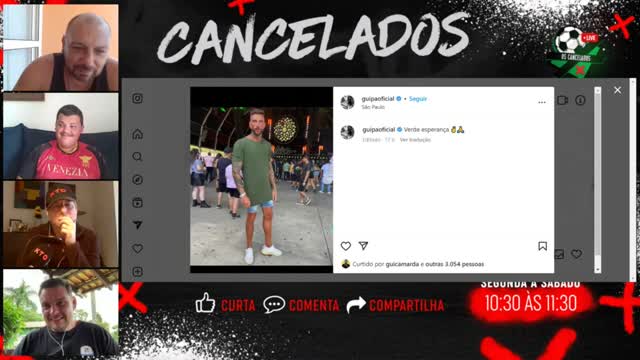 Os Cancelados 23/01/23 - Gui Pallesi está de emprego novo?