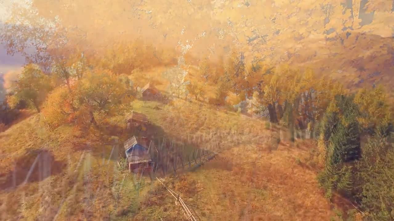 Enchanting Autumn Forests with Beautiful Piano Music