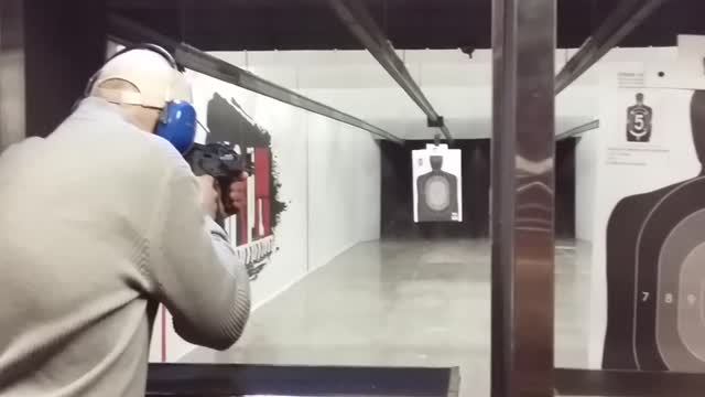 Firing an AK47 in Vegas