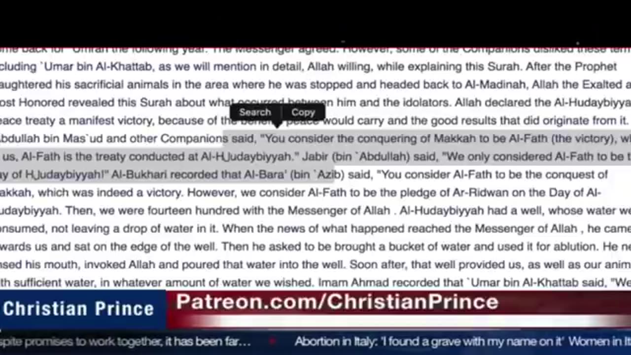 Christian Prince I want a clear answer