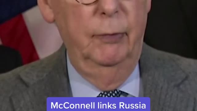 McConnell links Russia to U.S. withdrawal from Afghanistan