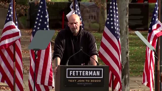 Obama warns of 'dangerous climate' at Fetterman rally