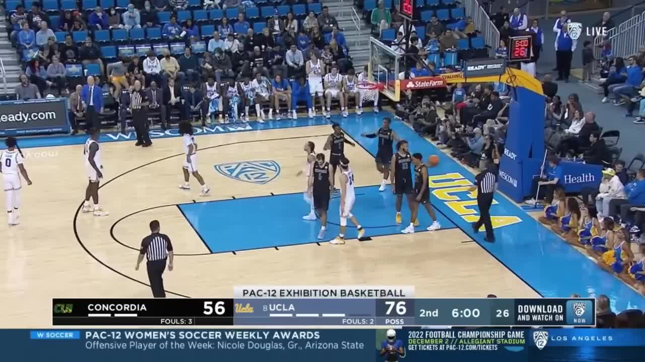 First Look At UCLA's Amari Bailey | UCLA vs Concordia Exhibition