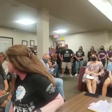 Mother drops truth at school board meeting.
