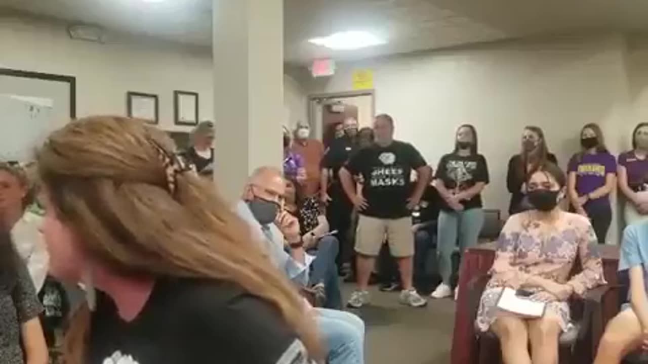 Mother drops truth at school board meeting.