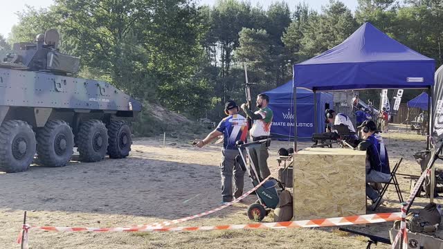 2022 precision rifle world championships Shooting from an APC