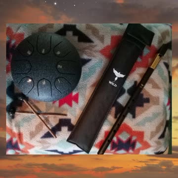 Amazing Grace on Wild Irish C Whistle and Steel Tongue Drum