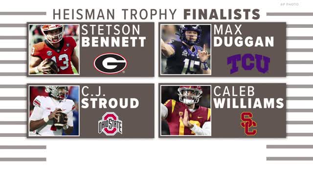 Finalists for this year's Heisman Trophy announced