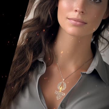 Majestic Phoenix Pendant: A Christmas Treasure