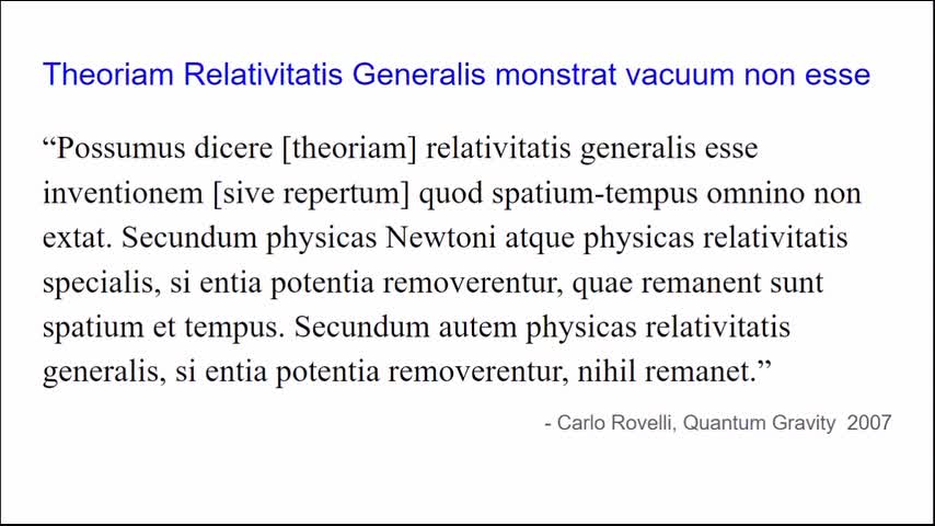 Lectiones de Libro Physicorum 4.3 - De Vacuo ex Scientia Moderna et Rationibus Dialecticis