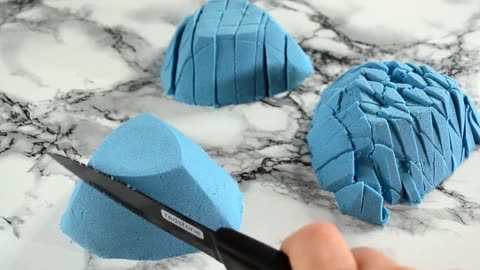 Krojenie piasku - Satisfying and Relaxing Compilation - Kinetic Sand