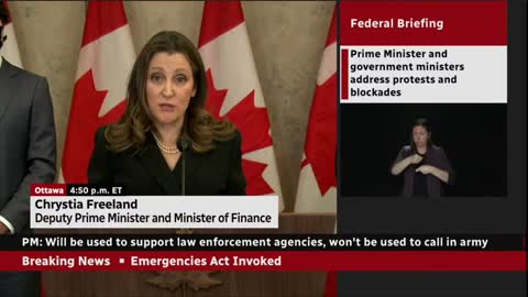 Trudeau Gov’t Invokes ‘Terrorism’ Laws To Seize Bank Accounts & Crypto of Freedom Convoy Supporters