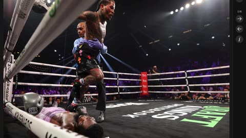 Gervonta Davis stops Frank Martin with sizzling punch in round 8!!