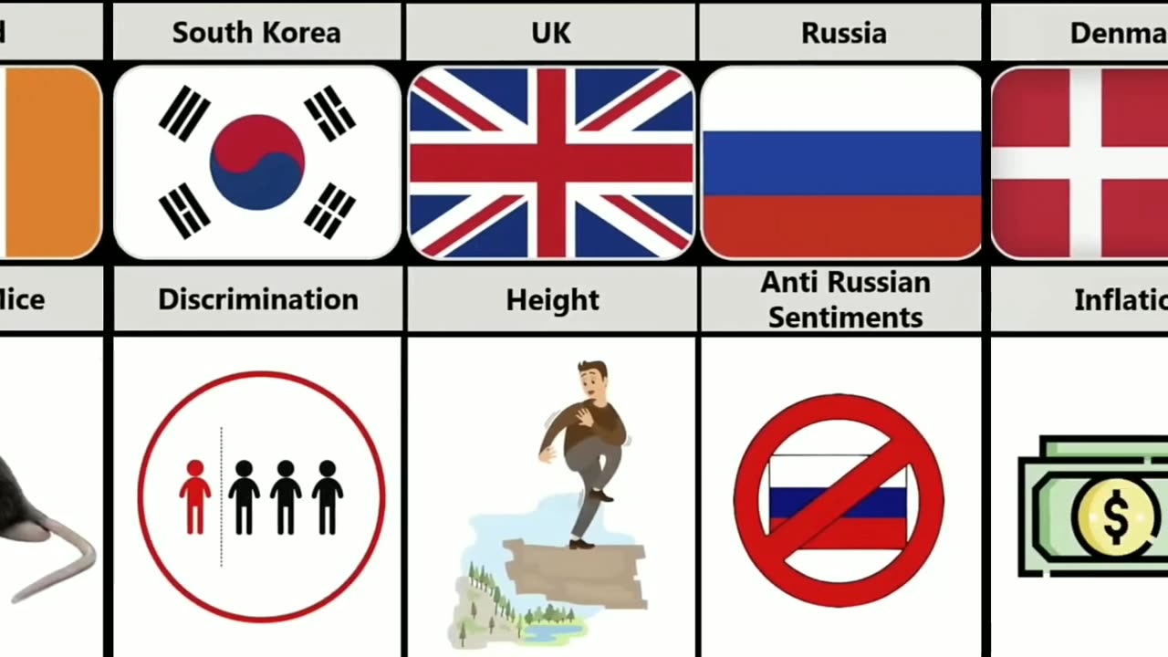 Fear of people from different countries