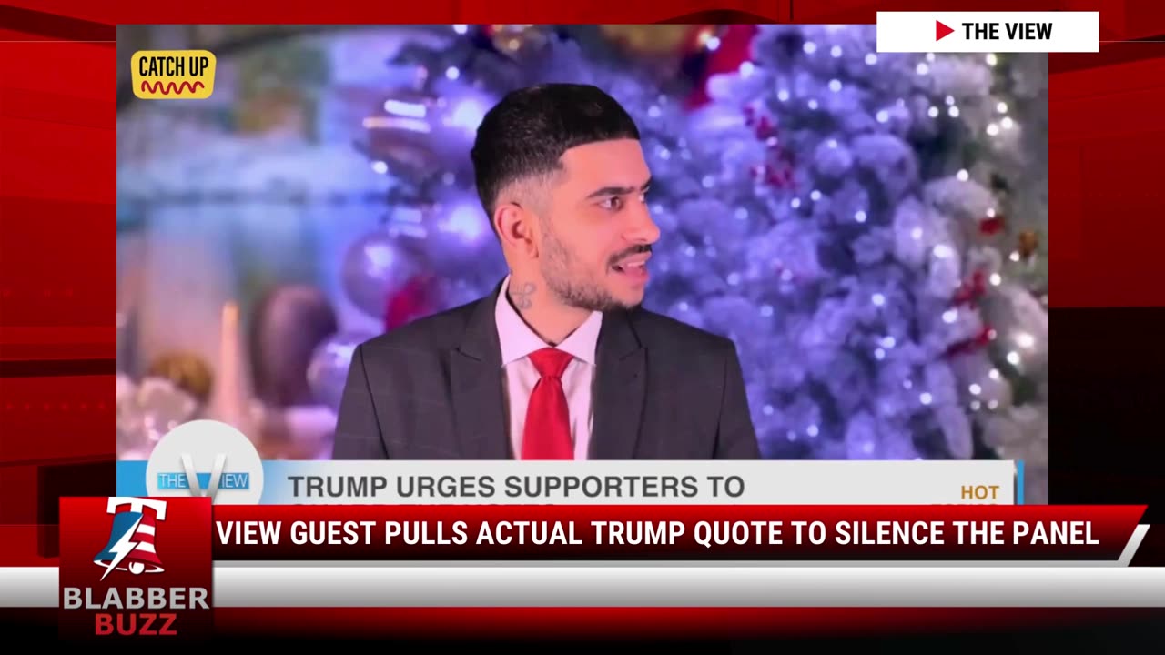 View Guest Pulls Actual Trump Quote To Silence The Panel