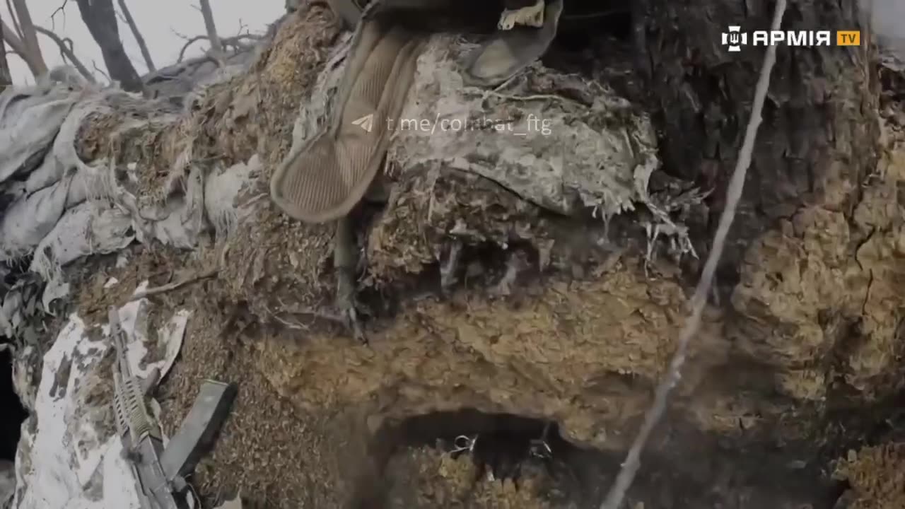 GoPro footage from the 49th infantry battalion of an assault on a russian position