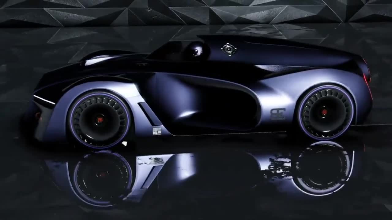 Do you think Bugatti's new conceptual design is handsome# Super Run # Bugatti