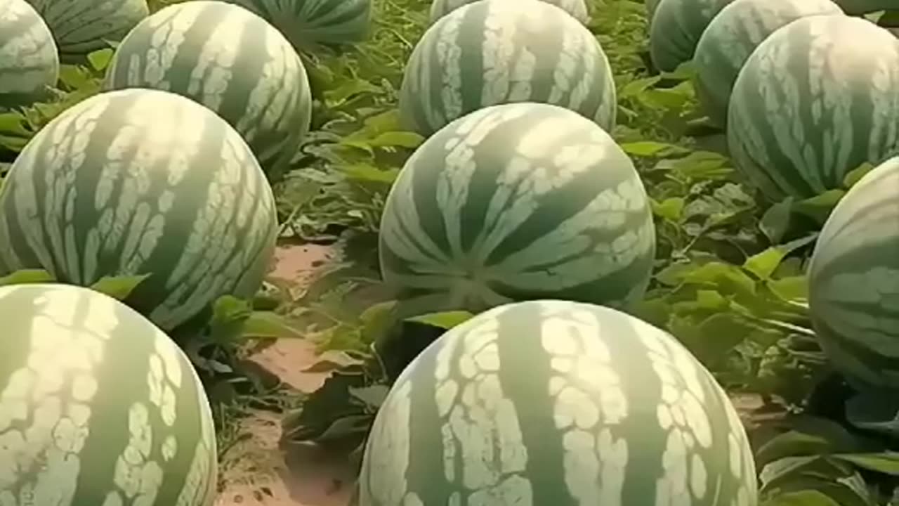 amazing Giant watermelon farm