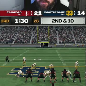 NCAA Football 14- Patty recovering after a mistake!!