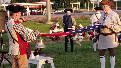 FOLDING OF THE FLAG CEREMONY