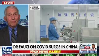 When asked about China Fauci says it’s complicated