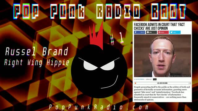 RIGHT WING HIPPIE RUSSELL BRAND | IS CANCEL CULTURE COMING FOR RUSSELL BRAND? | POP PUNK RADIO RANTS