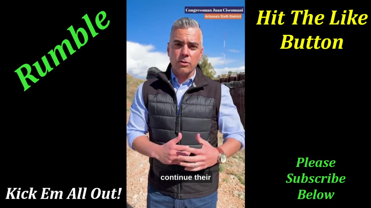 AZ Congressman Gaslights About Border Money - No Mention of Stopping Illegals