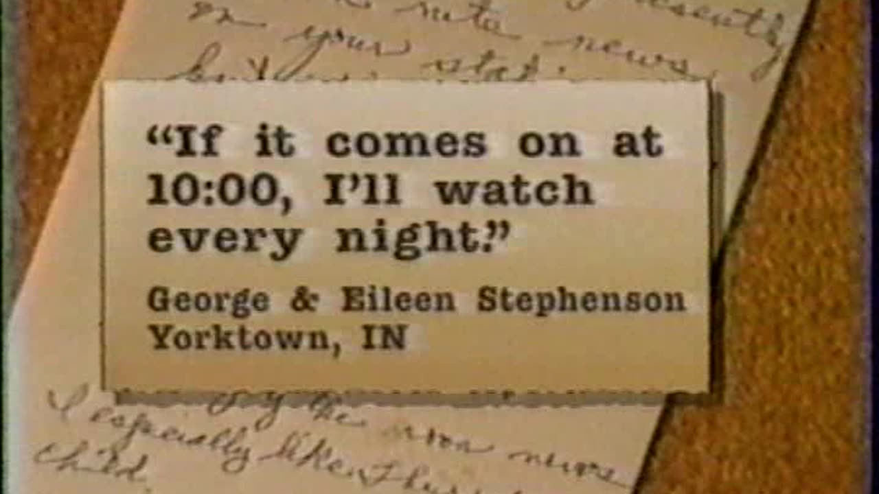 Summer 1991 - Still More Praise for WTHR's 10PM Newscast