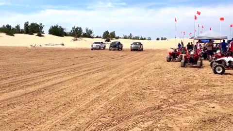 Sand dunes racing at silver lake sand dunes