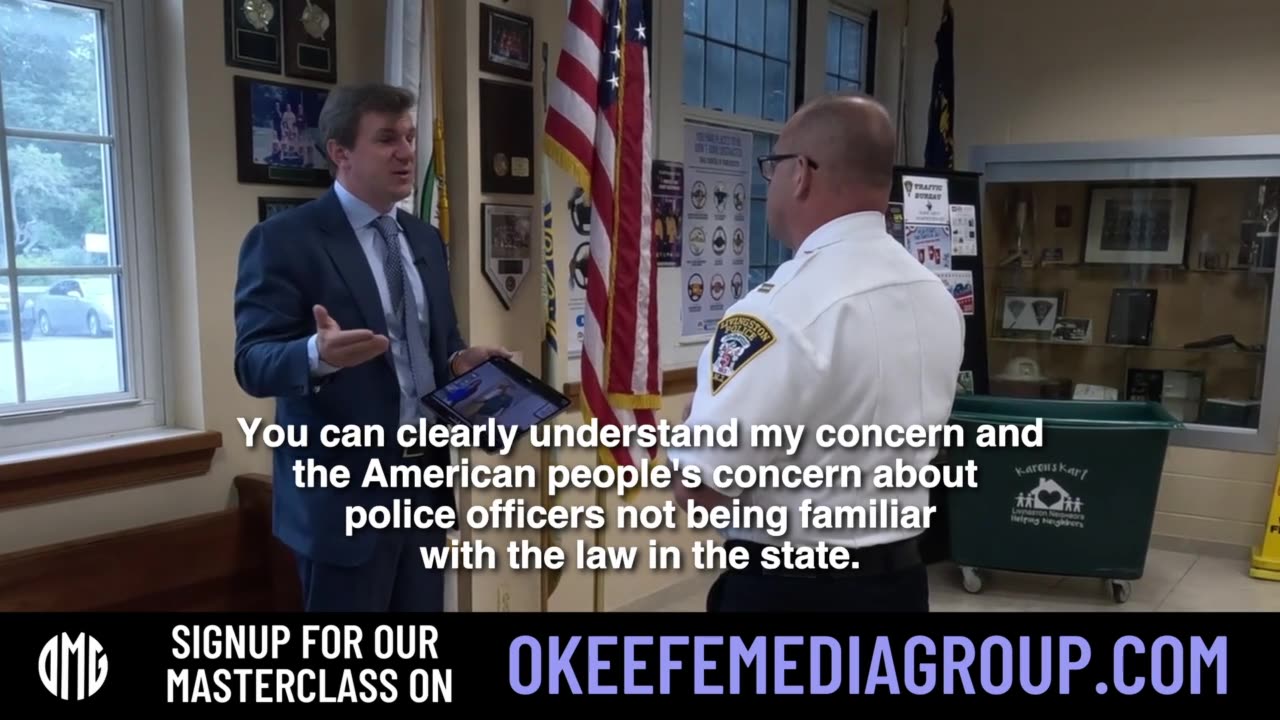 O’Keefe exposé leads to NJ Police Captain's “Review for Deficiencies" on officer's conduct.