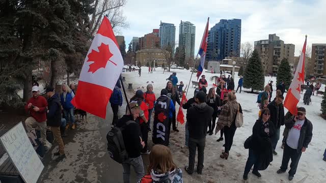 Calgary Freedom protest Feb 26th 2022