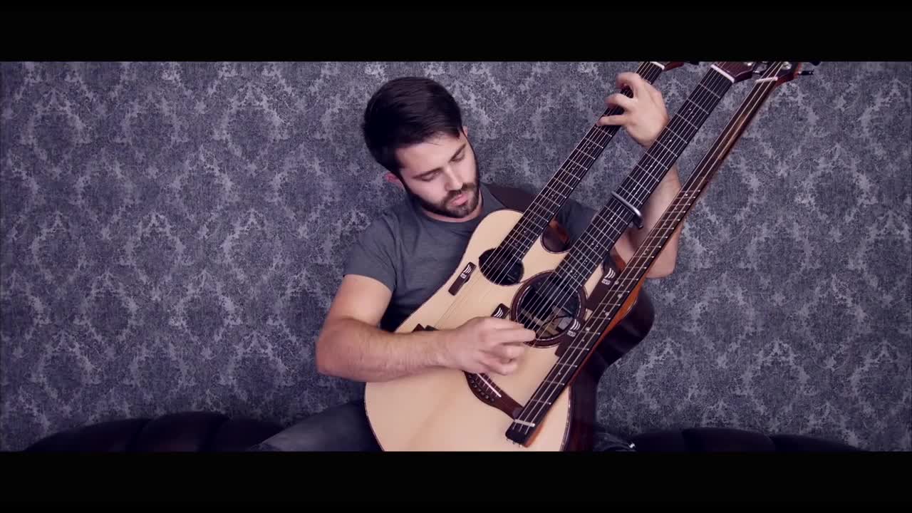 Iron Maiden on a Triple Neck Guitar - Luca Stricagnoli - Fingerstyle Guitar