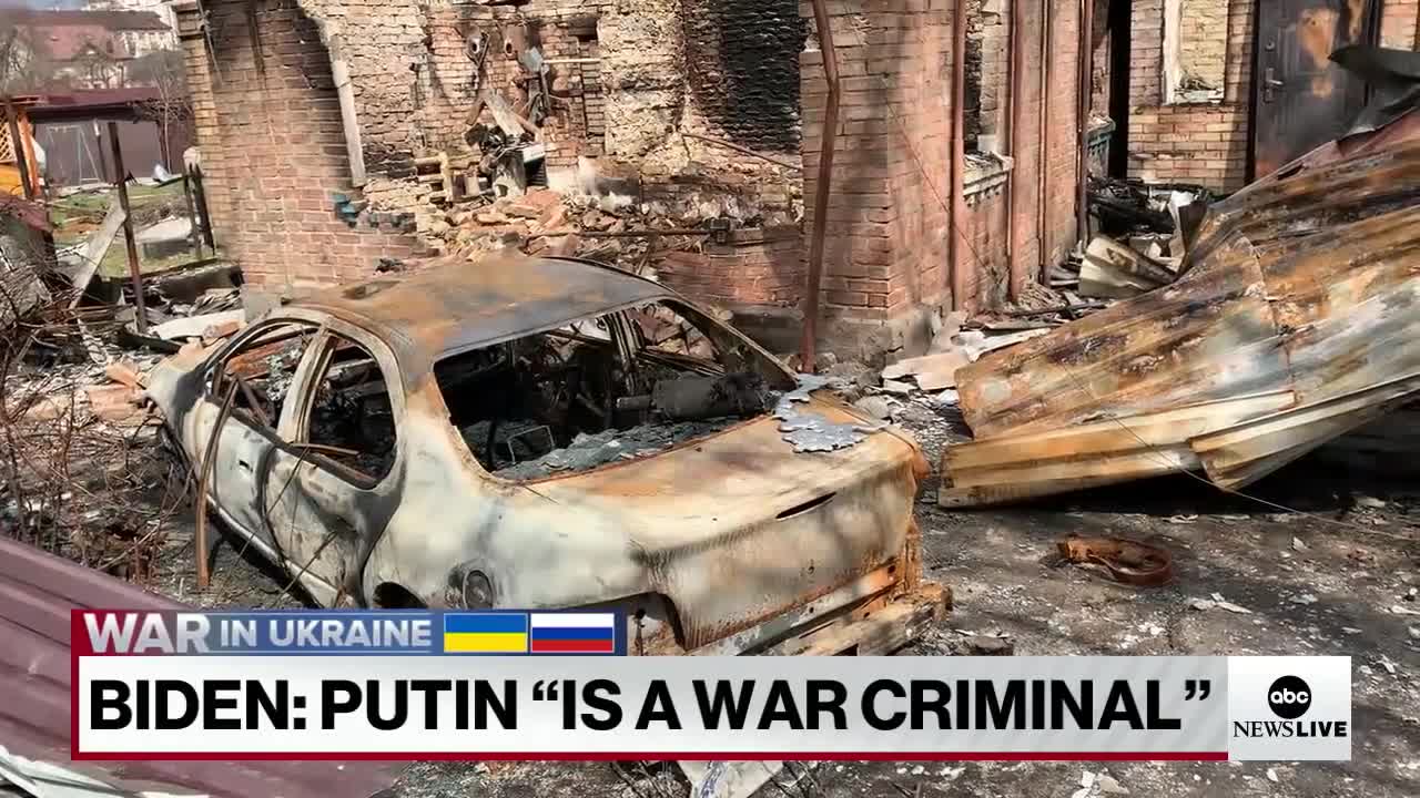 Biden Vladimir Putin is a war criminal ABCNL