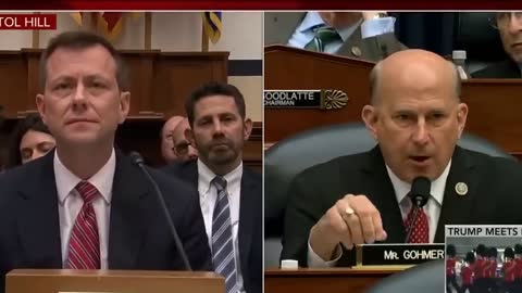 Watch 'F.BI JERK' Peter Strzok has MELTDOWN after Goumert SHREDS him with 'Cl.inton email' coverup