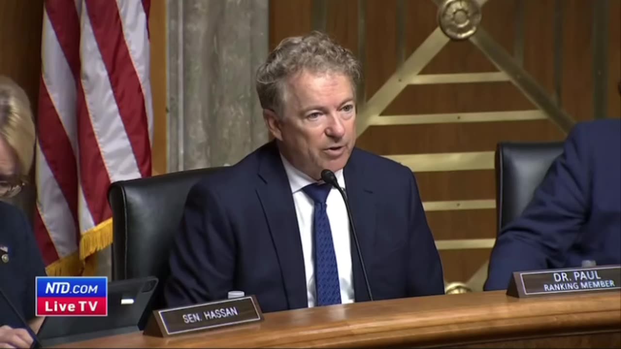 Senator Rand Paul opening statement 🔥🔥