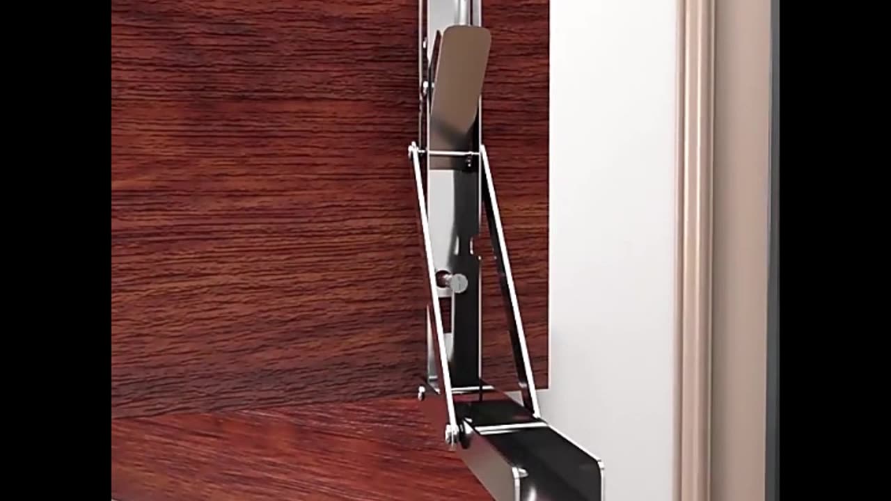 the folding triangle bracket installed for wall storage: step by step guide