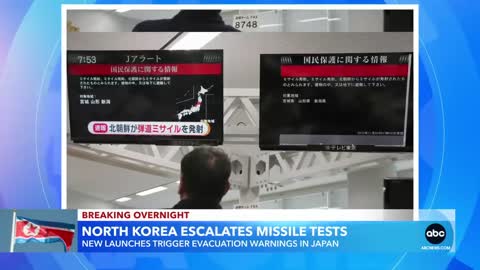 North Korean missile launches trigger evacuation warnings in Japan l GMA