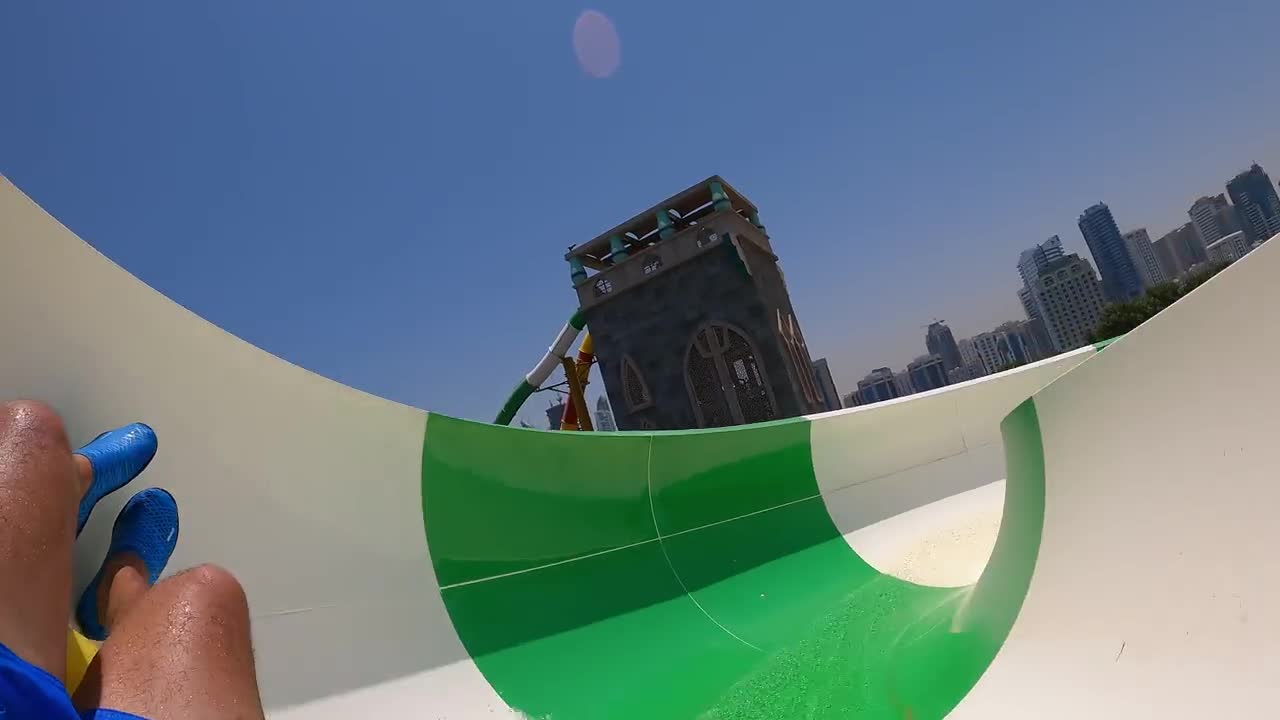 Water Slides at Al Montazah Water Park in Sharjah