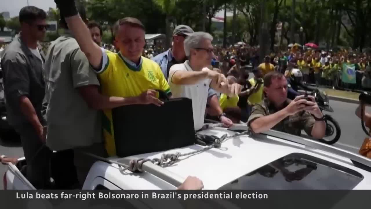 Lula wins Brazil’s presidential election, ousting incumbent Bolsonaro