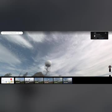 NEXRAD Microwaves Patterns Visible in Cloud Cover - Street View