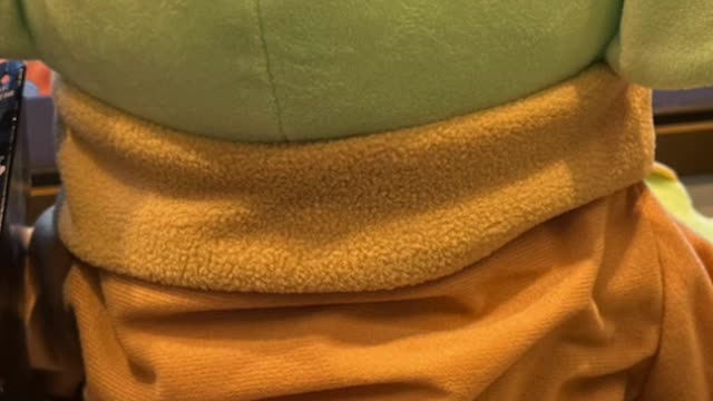 Disney Parks Grogu Baby Yoda Big Feet Plush Doll #shorts