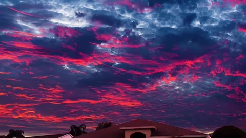 Sunset with beautiful view 🤩