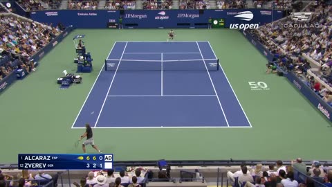 Carlos Alcaraz vs. Alexander Zverev Highlights | 2023 US Open Quarterfinal