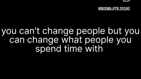 You can't change people 🙃