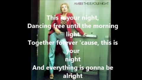 Amber- This is your night lyrics