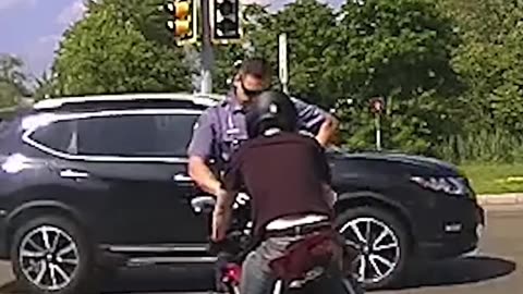 Motorcyclist Pushes Massachusetts Trooper Into Traffic While Fleeing Stop