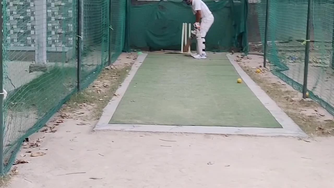 Batting at 130km/hr