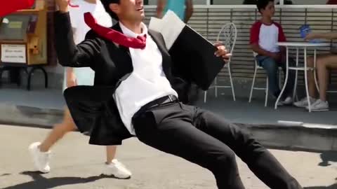 Street Performer Defies the Laws of Physics in this Amazing Performance