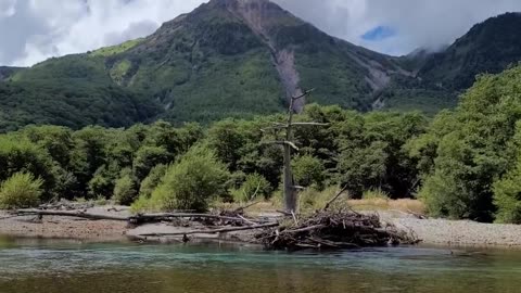 Beautiful lake in Kamikochi Japan